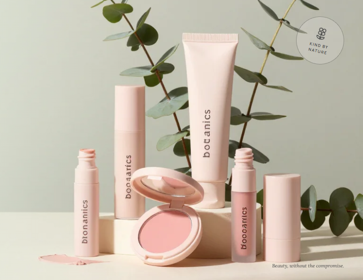 Natural beauty products and botanical skincare
